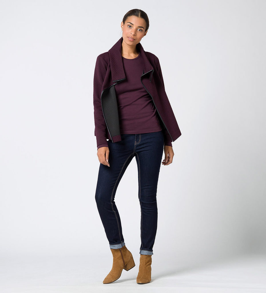 Damen Satin-Bluse mit Crinkle-Effekt