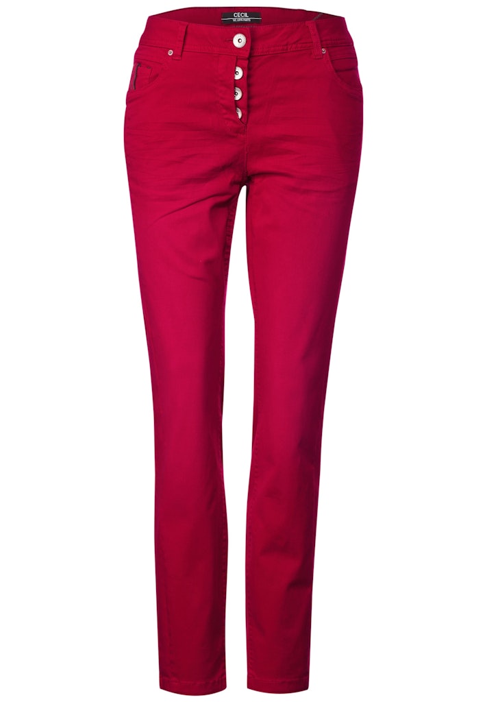 Elastische Casual Fit Hose