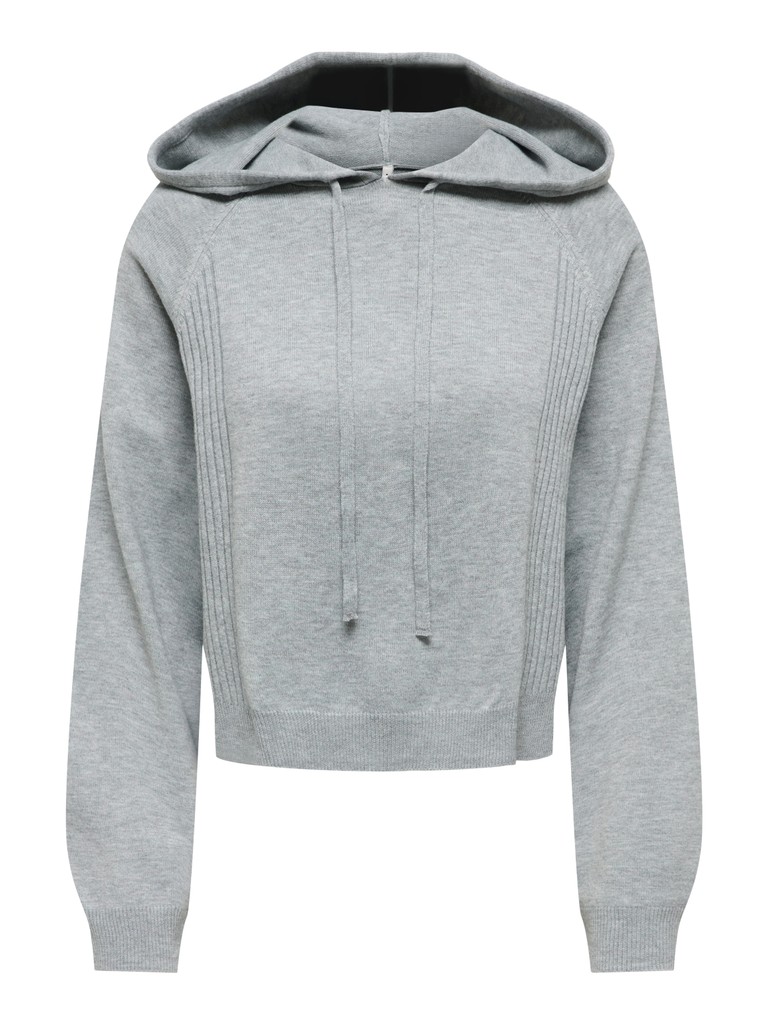 ONLGIGI LS SHORT HOODIE CC KNT