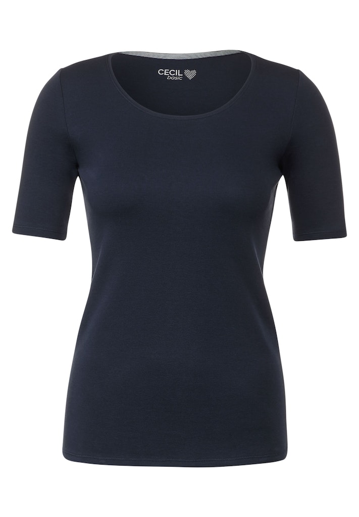 Basic T-Shirt in Unifarbe