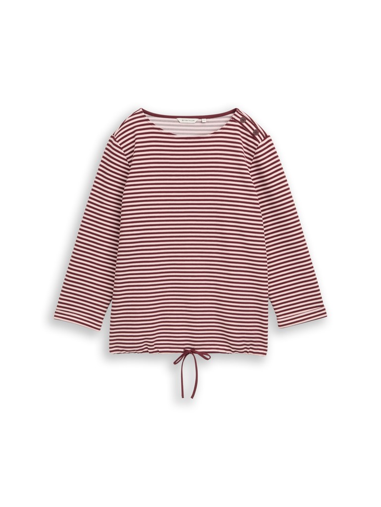 Langarmshirt mit Knopf-Details