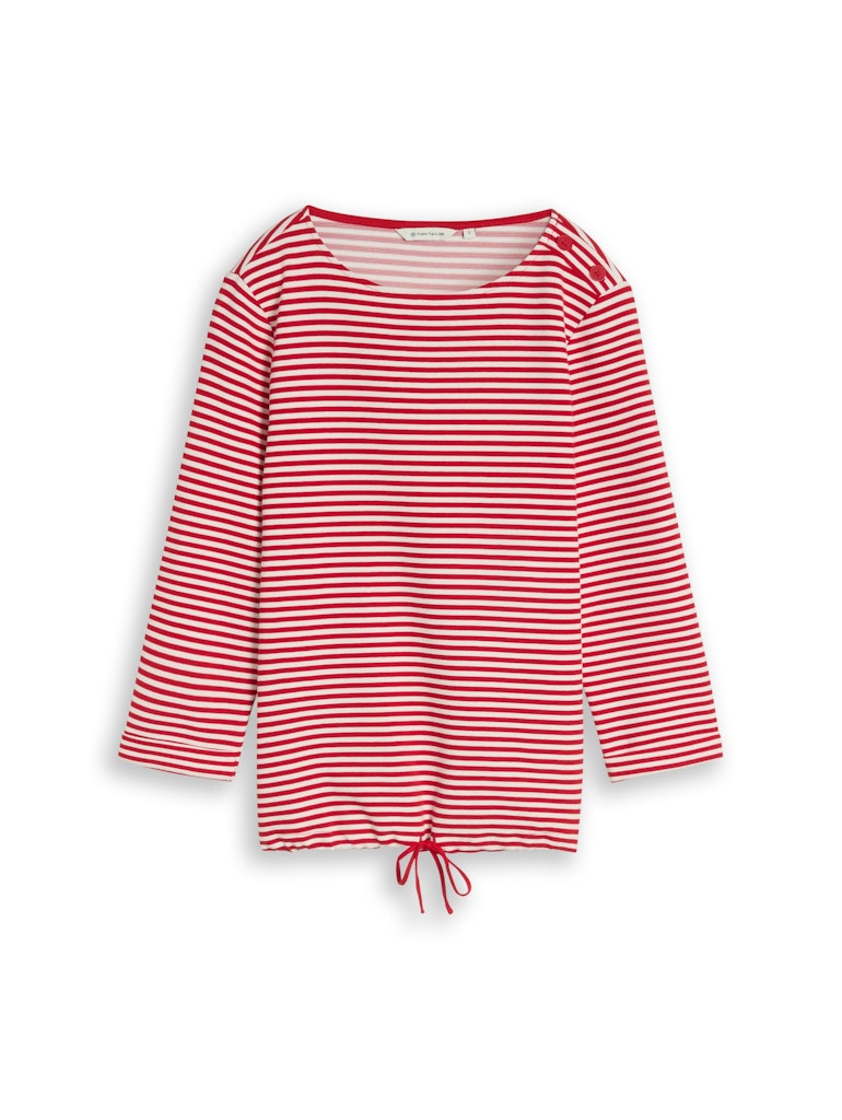 Langarmshirt mit Knopf-Details