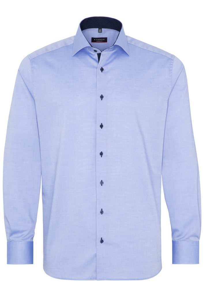 ETERNA LANGARM HEMD MODERN FIT PINPOINT