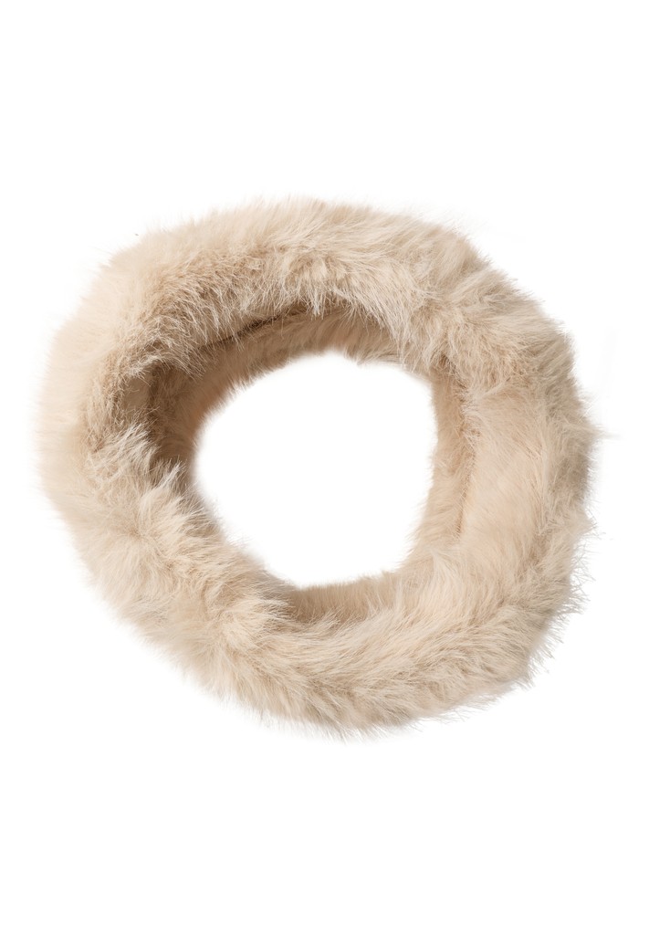 Loop Schal aus Fake Fur