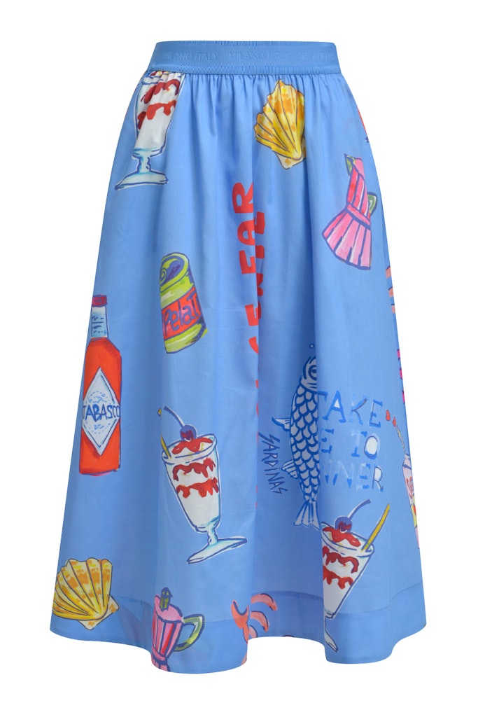 midi skirt elastic wb