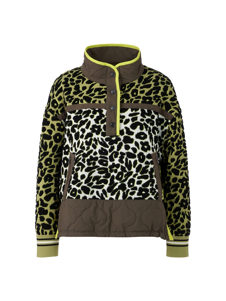 Trekking Pullover mit 3D-Effekt-Strick Trekking Pullover mit 3D-Effekt-Strick