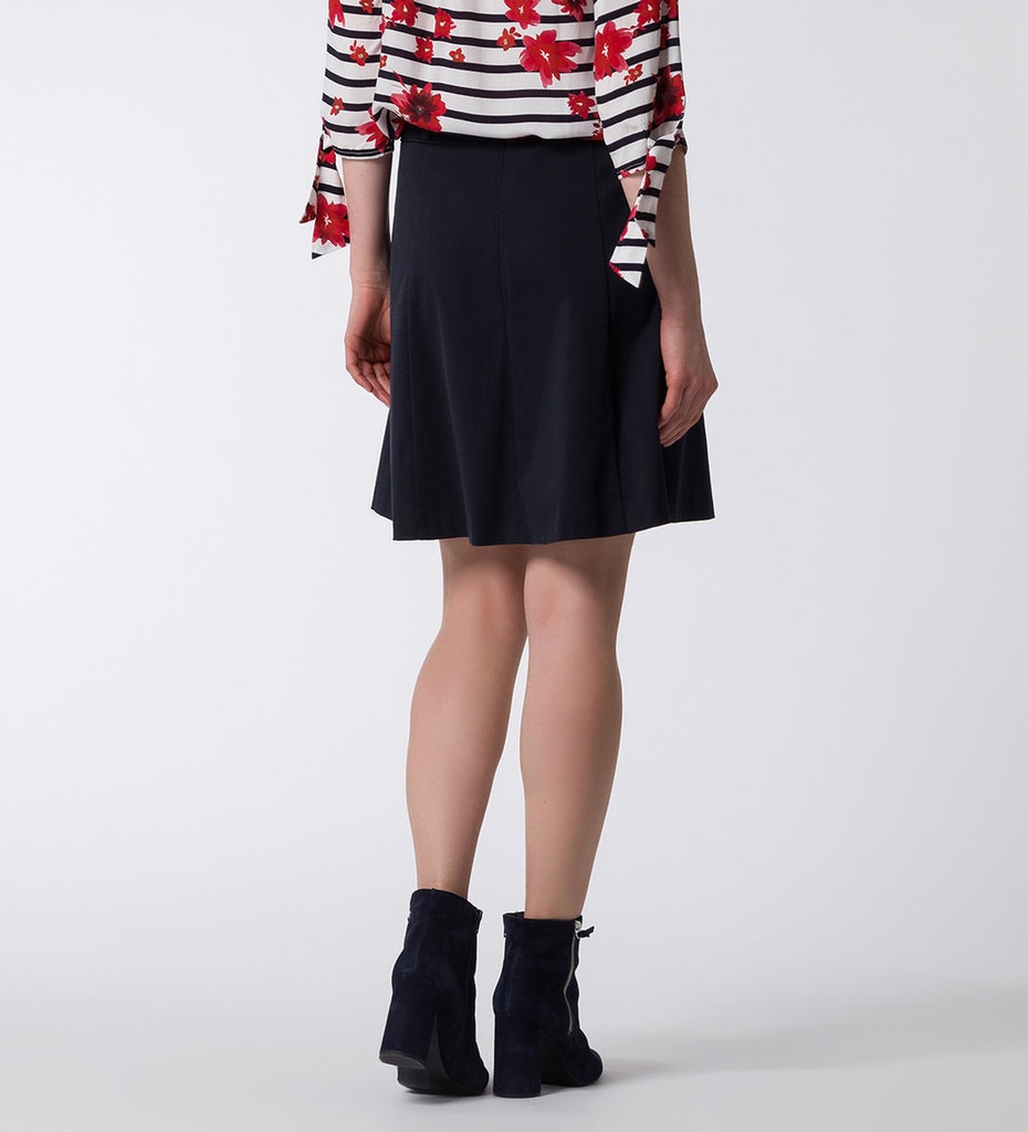Damen Stoffhose  mit Gürtel