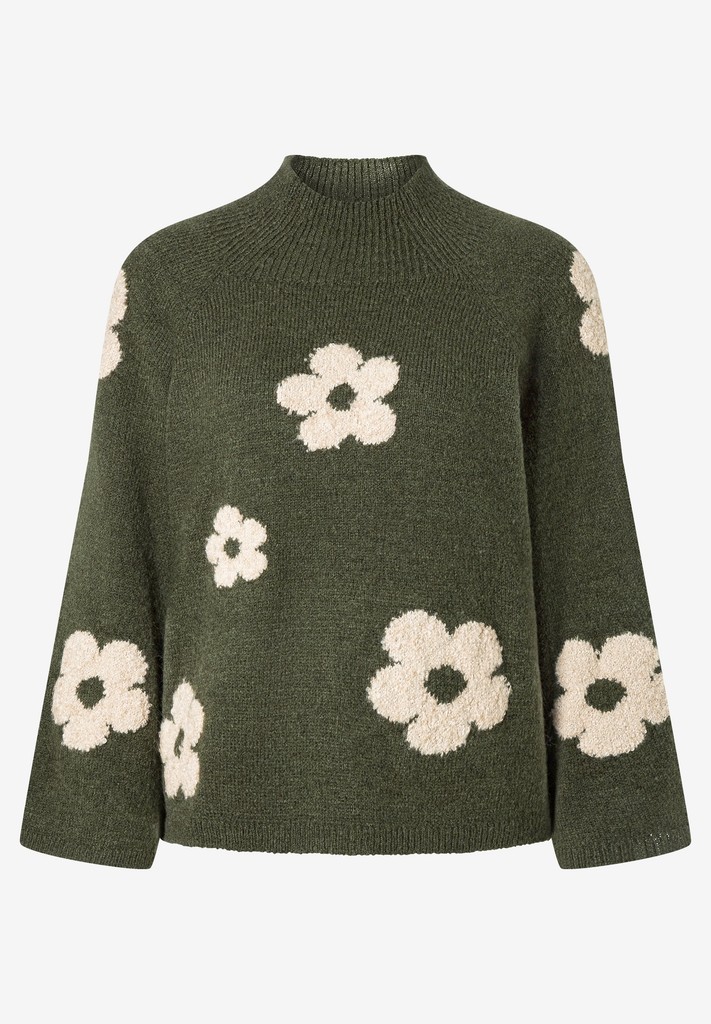 Pullover mit Blumen