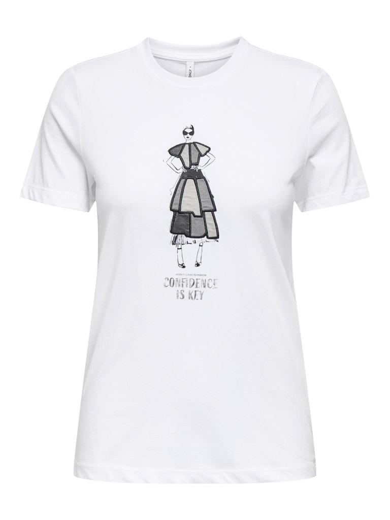 ONLEMMA LIFE REG S/S LADY TOP JRS