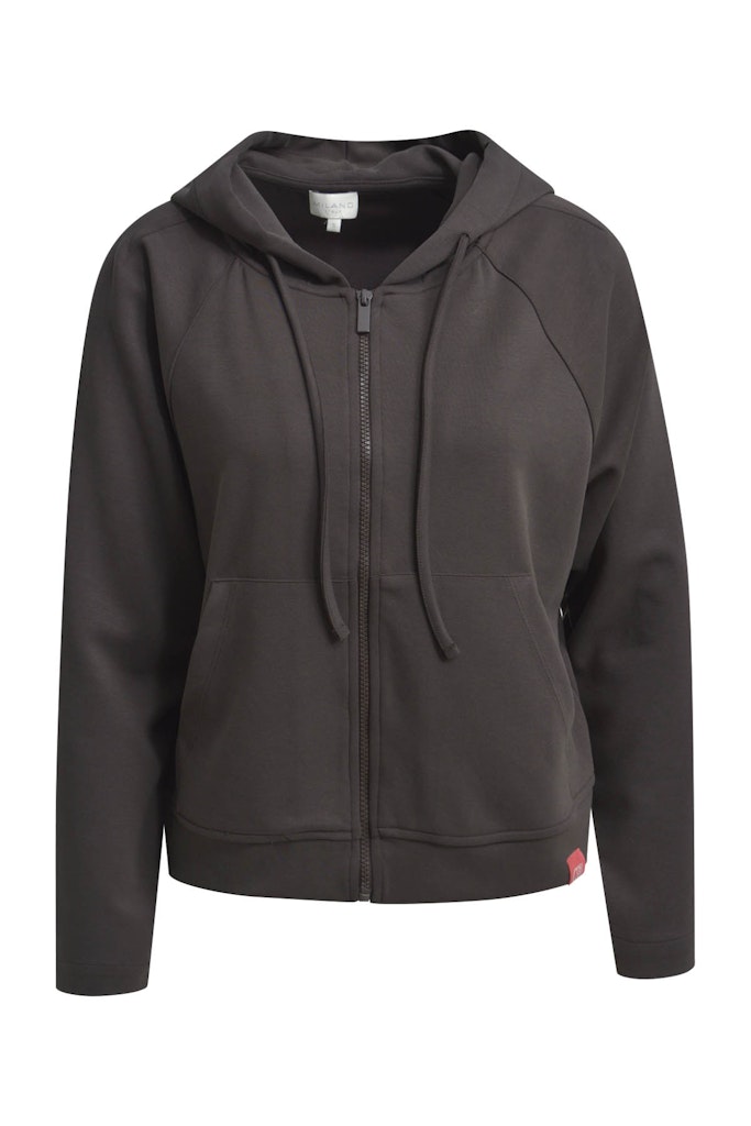 sweatjacket hood kangaroo pocket raglan sleeve