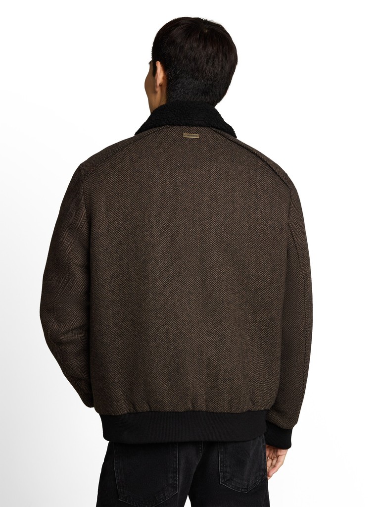 Pilotenjacke mit Wollanteil