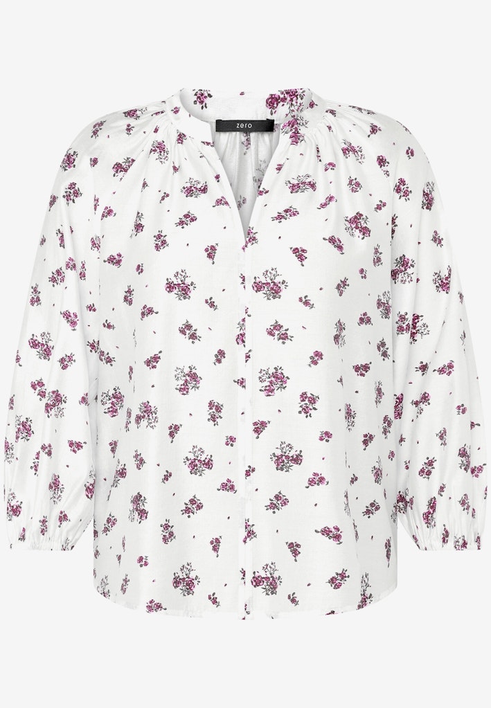 Schlupfbluse  mit Blumen