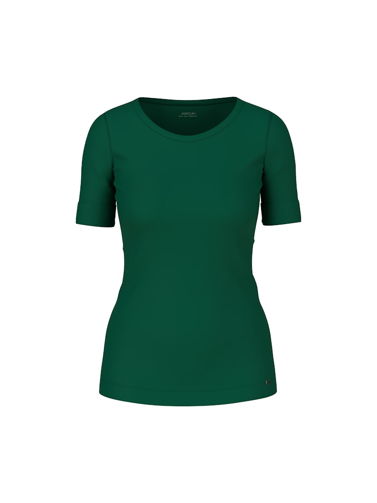 T-Shirt mit Turn-up-Ärmeln