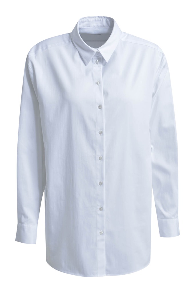 shirt blouse w/ back print 1/1 sleeve shirt blouse w/ back print 1/1 sleeve