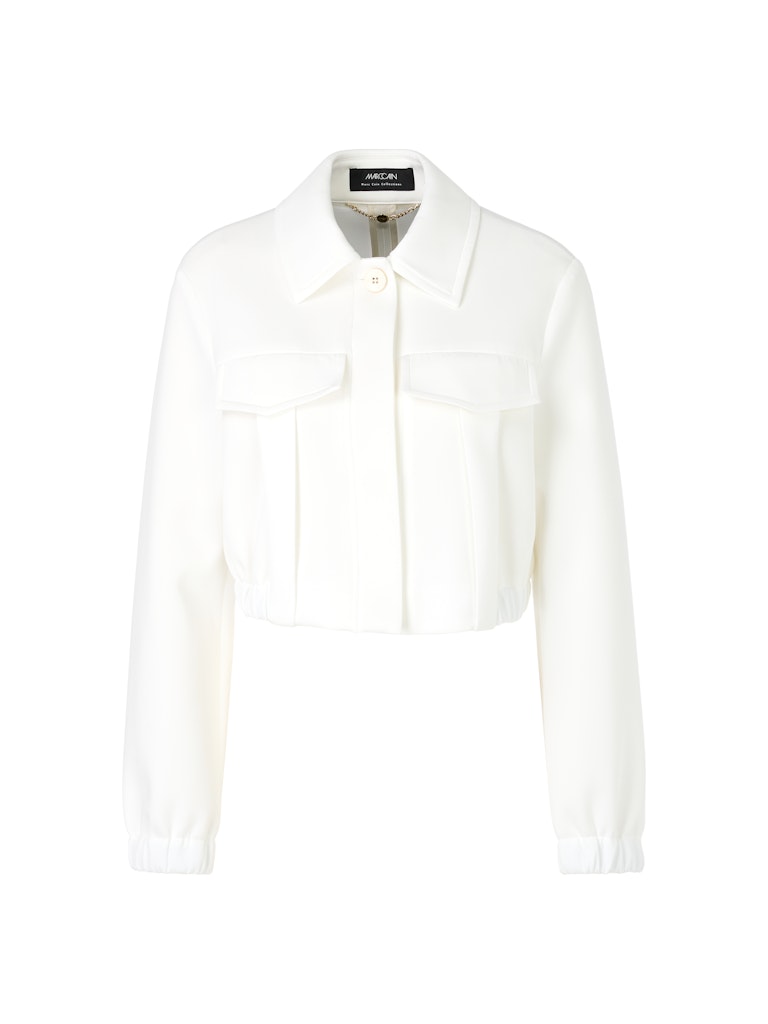 Kurze Jacke aus Scubajersey Kurze Jacke aus Scubajersey