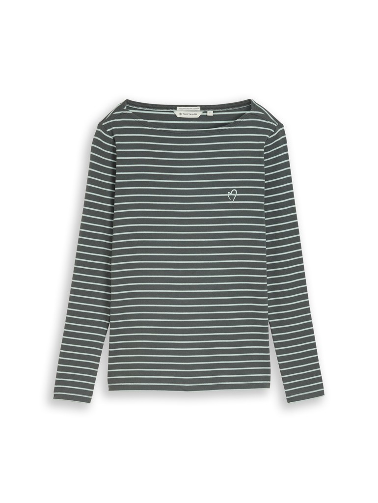 Langarmshirt mit Streifenmuster
