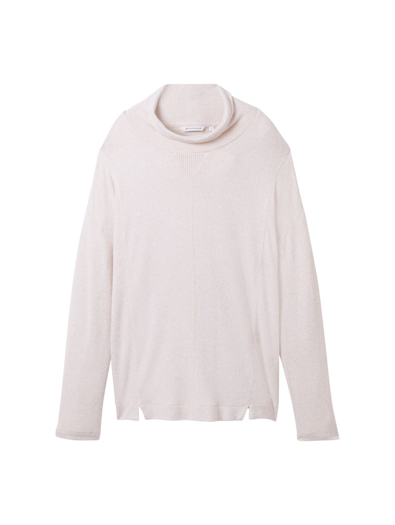 Loose Fit Shirt mit Rollkragen