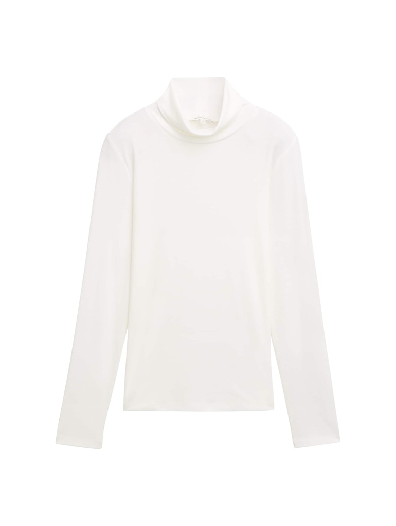 Langarmshirt mit Rollkragen Langarmshirt mit Rollkragen