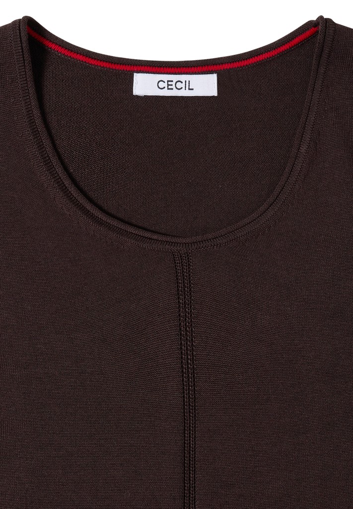 Basic Pullover mit Rundhals