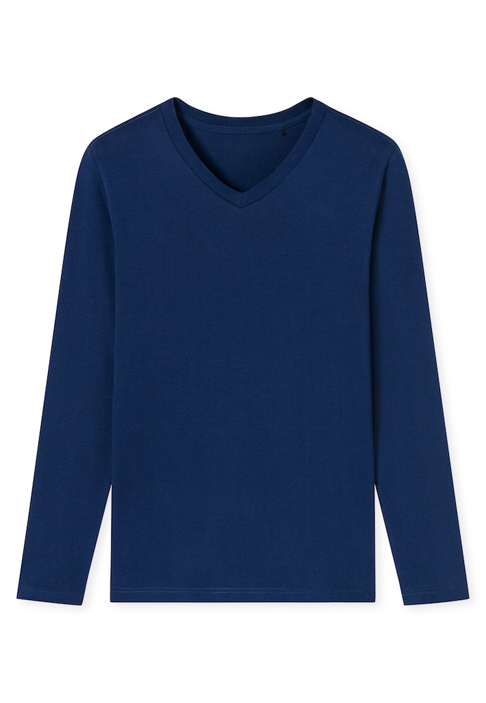 Langarmshirt V-Ausschnitt