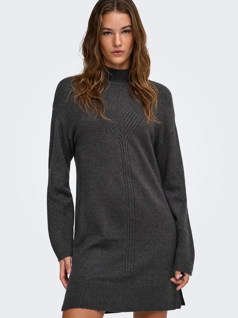 ONLPRINCESS LS HIGHNECK DRESS KNT
