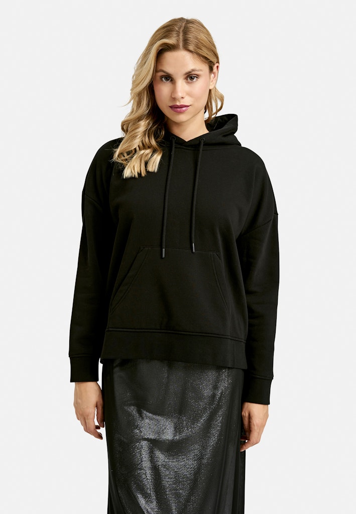 Hoodie with sequin anagram
