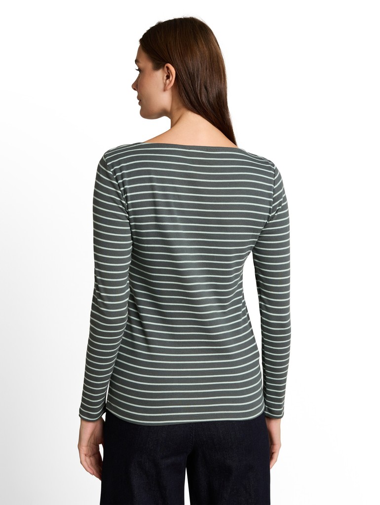 Langarmshirt mit Streifenmuster