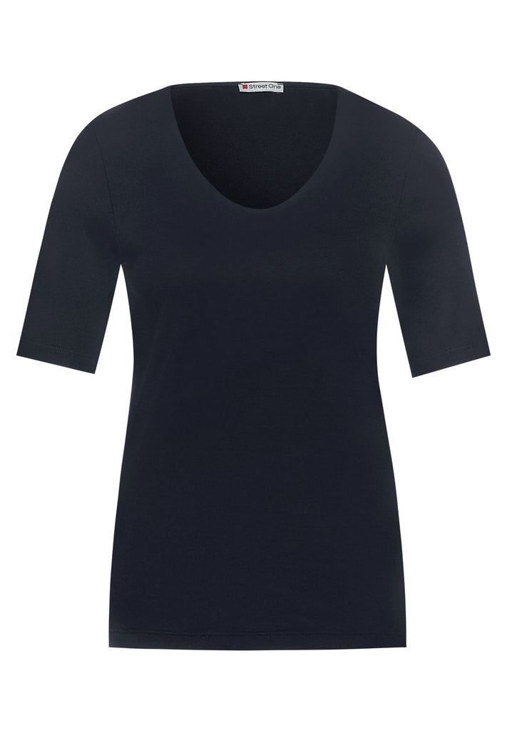 T-Shirt in Unifarbe