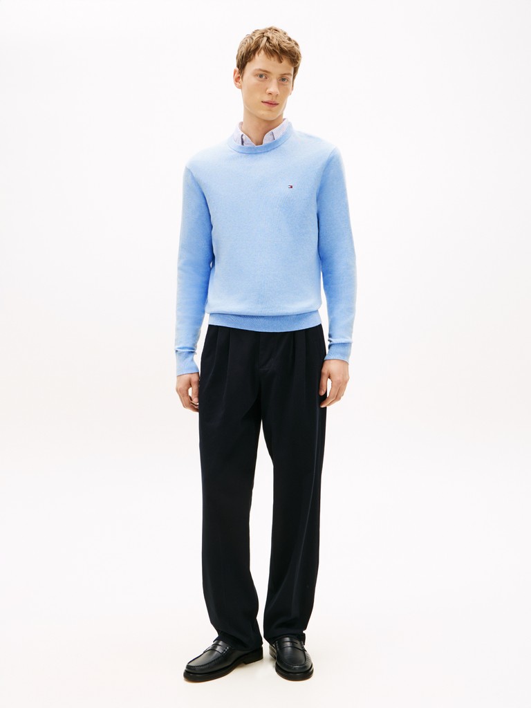 PIMA ORG CTN CASHMERE CREW NECK