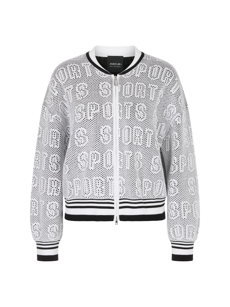 Cardigan mit College-Kragen Cardigan mit College-Kragen