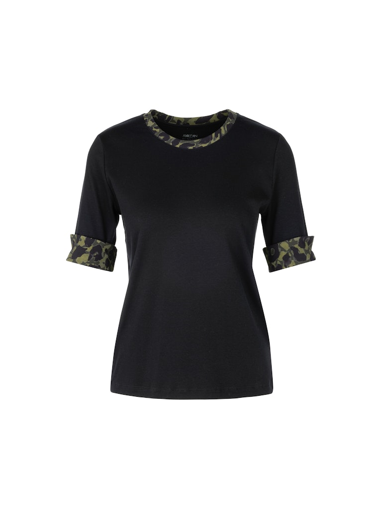 Jersey-Shirt mit Print-Details Jersey-Shirt mit Print-Details