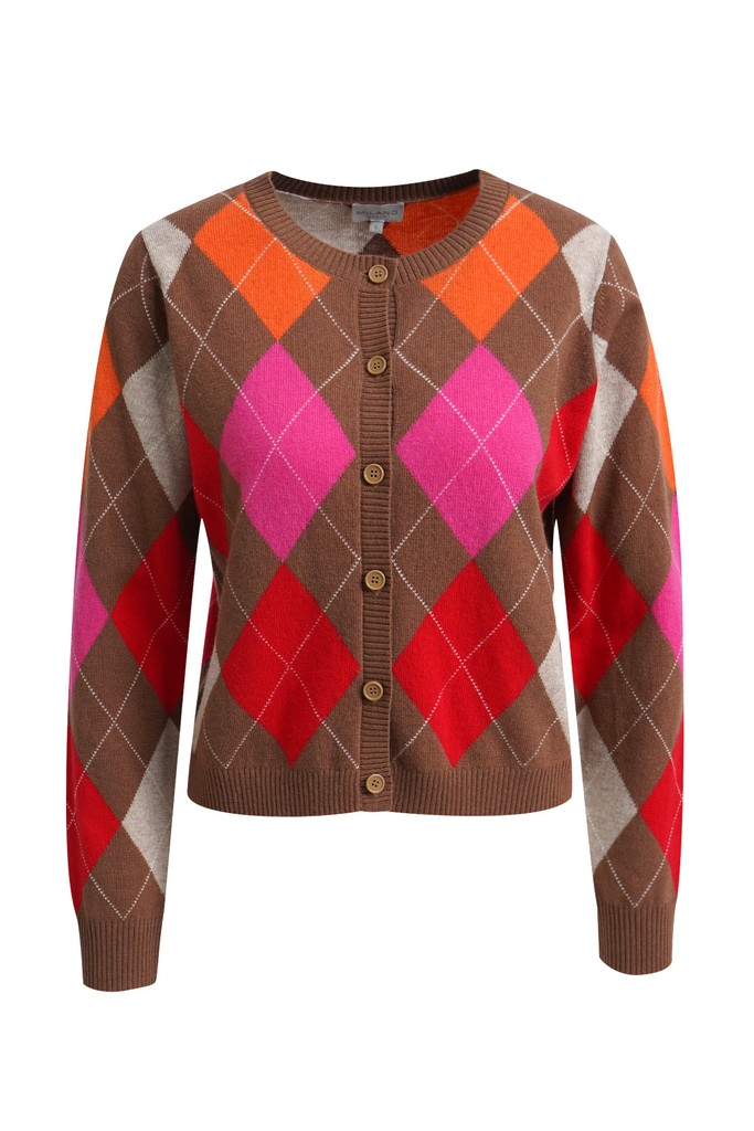 round neck cardigan 1/1 sleeves