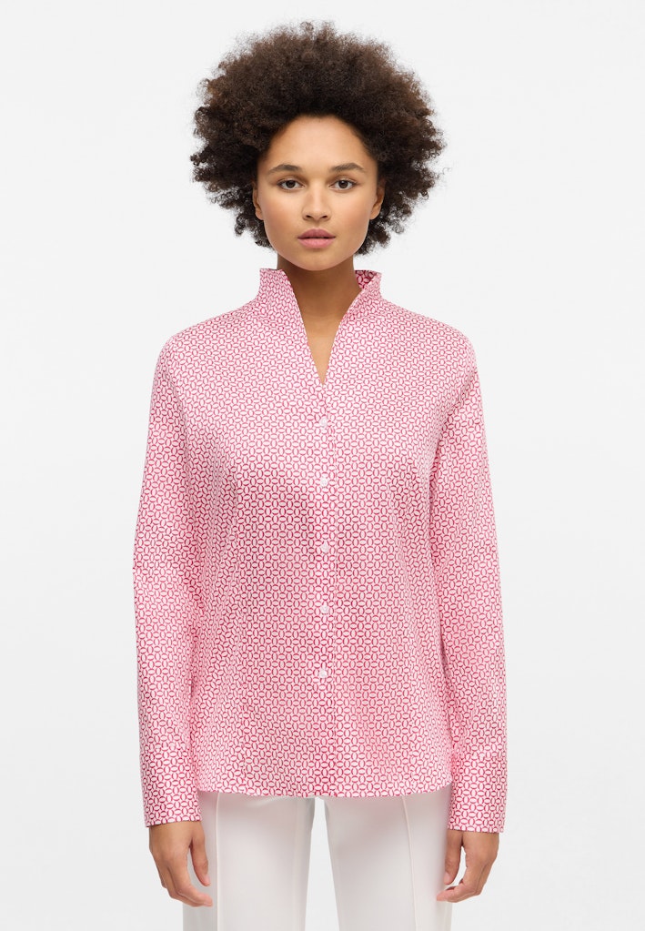 Bluse Satingewebe Langarm