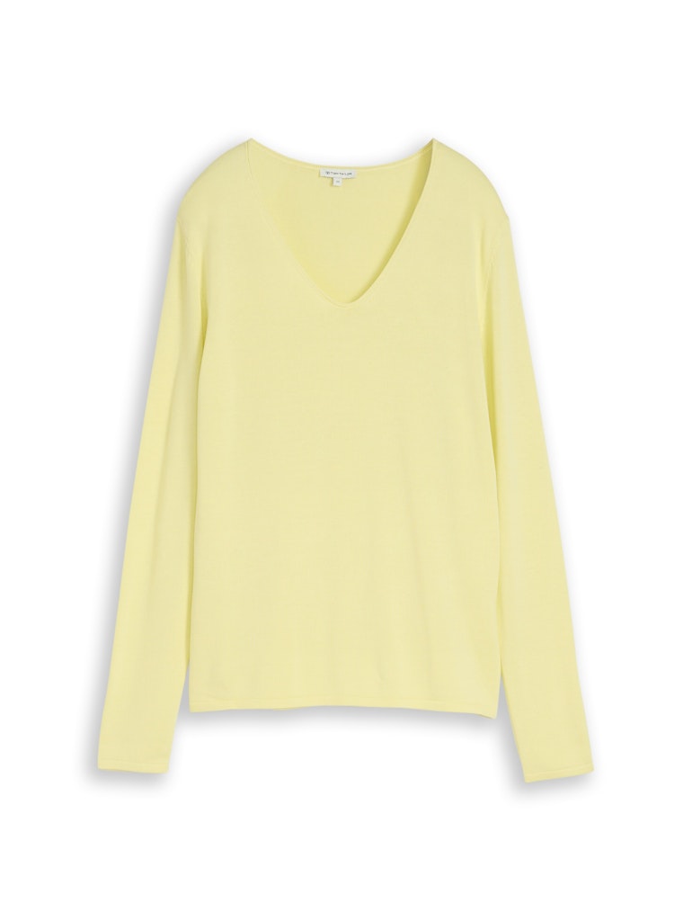 Pullover mit V-Ausschnitt