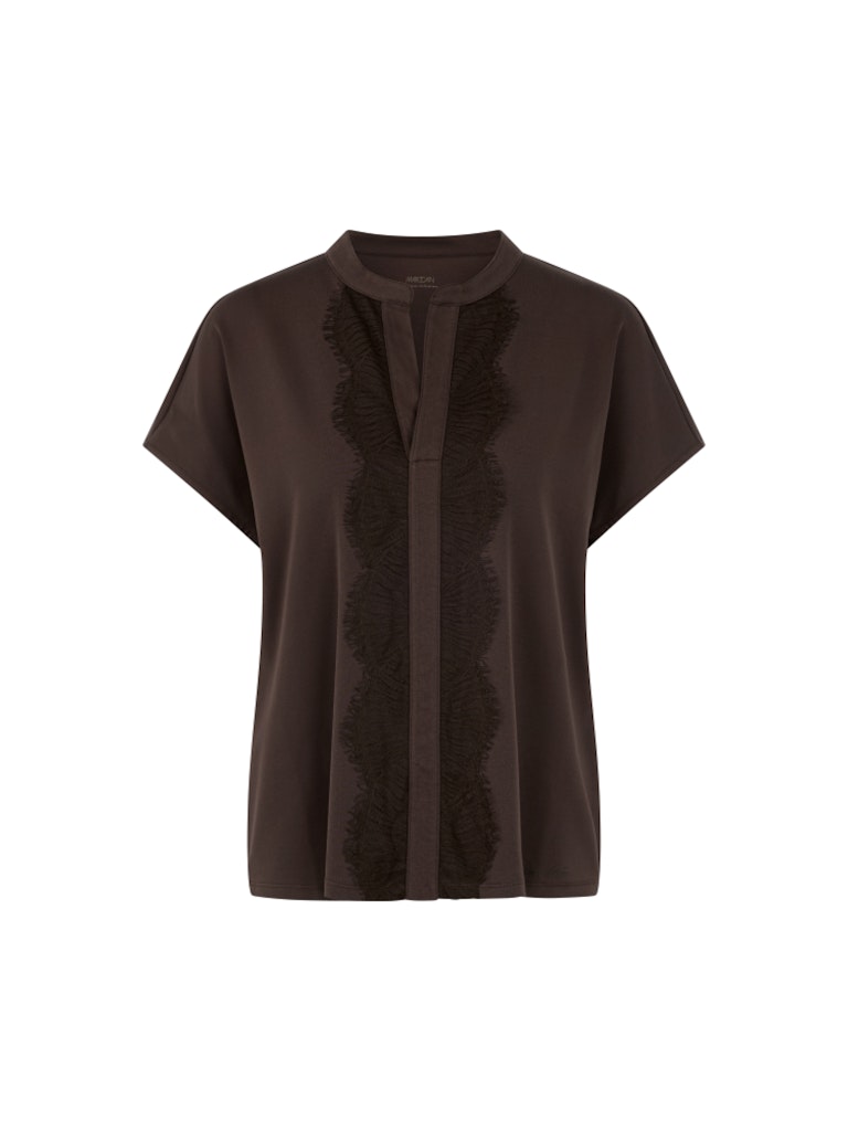 Shirt mit Spitzenverzierung
