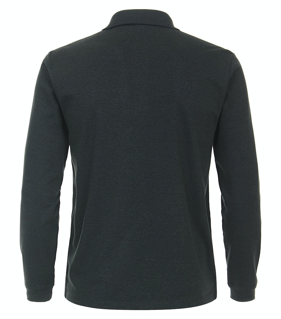 Polo-Shirt Langarm gestreift