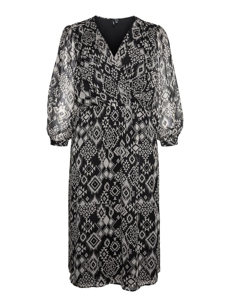 VMCGEMA GIL L/S 7/8 DRESS WVN BTQ CUR