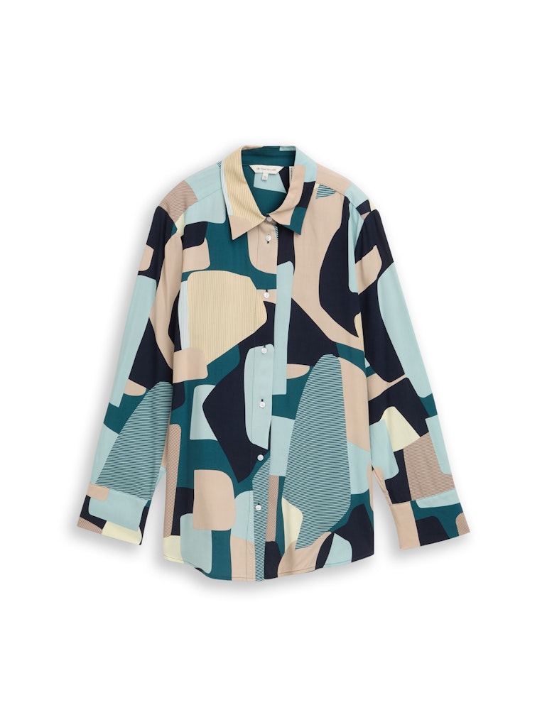 Loose Fit Bluse mit Schleifen-Details