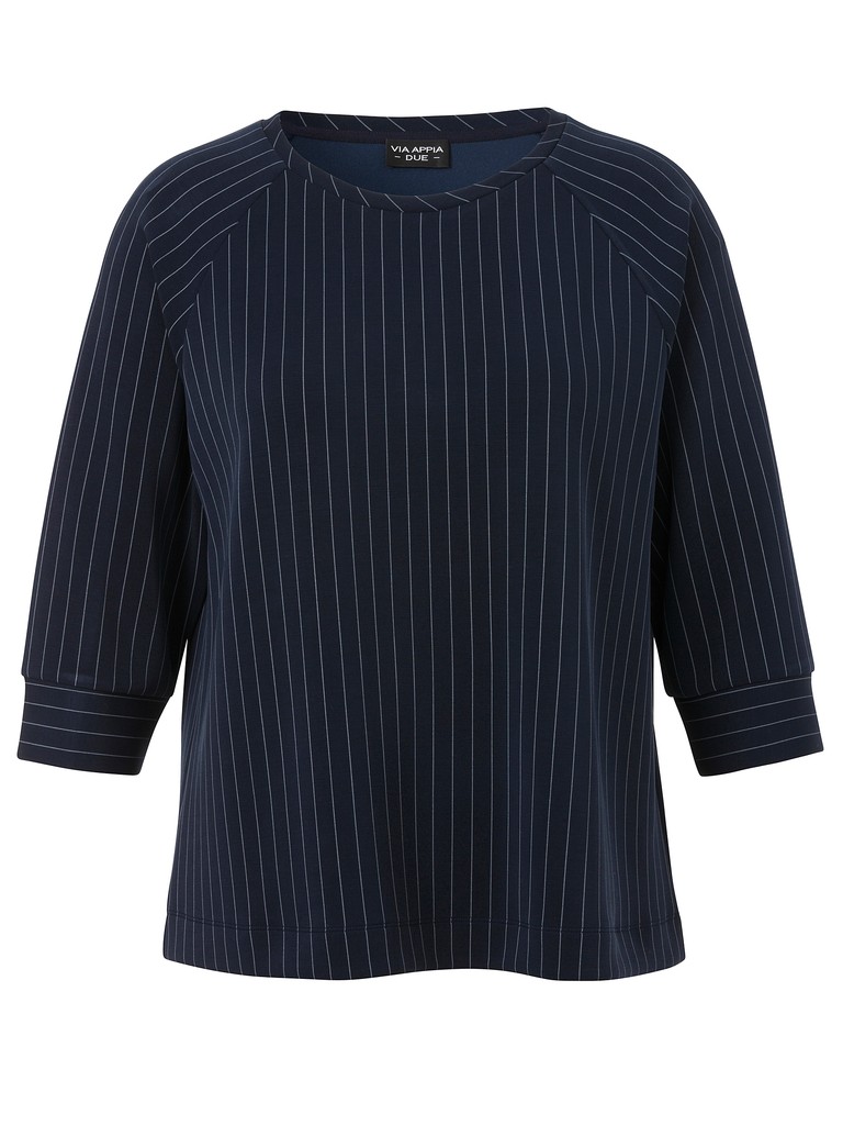 Sweatshirt Rundhals 3/4 Arm Druck