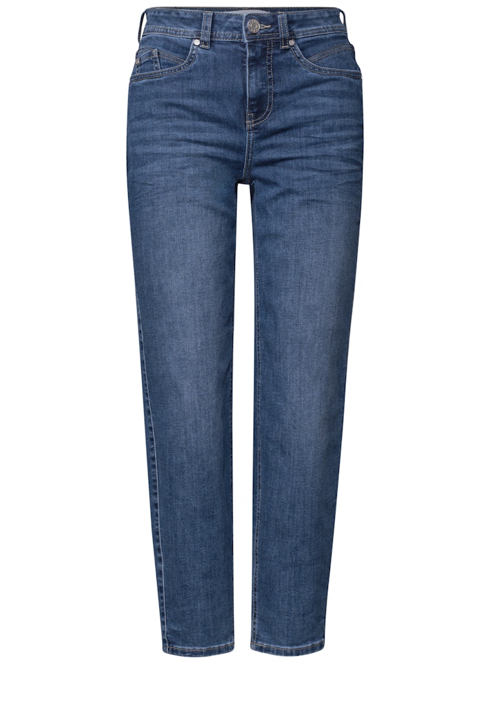 High Waist Barrel Leg Jeans im Loose Fit
