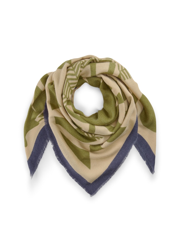 Tuch aus weichem Acryl mit Pferdemotiv Tuch aus weichem Acryl mit Pferdemotiv