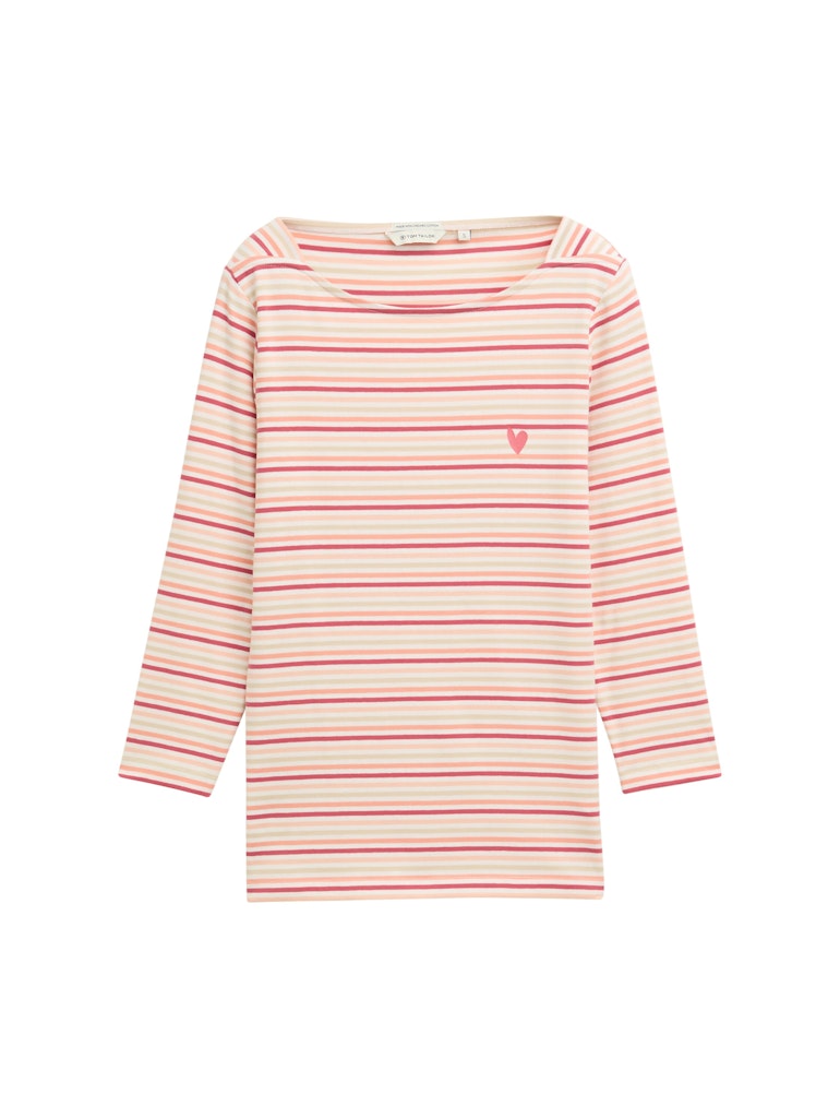 Langarmshirt mit Streifenmuster Langarmshirt mit Streifenmuster