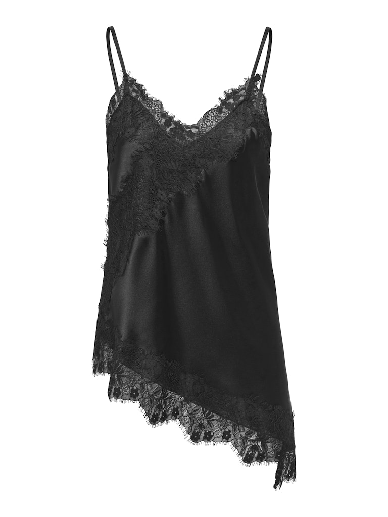 ONLINDONA STRAP SATIN LACE TOP WVN