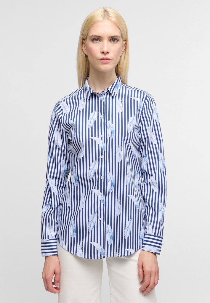 Bluse Popeline Langarm Bluse Popeline Langarm