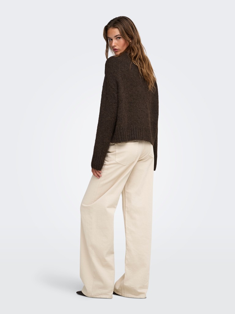 ONLFIONA LS LOOSE V-NECK KNT