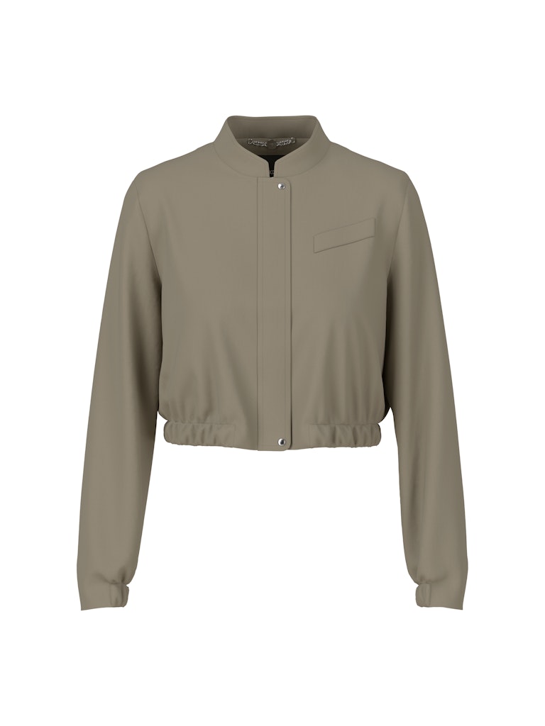 Weich fließende Blouson-Jacke Weich fließende Blouson-Jacke