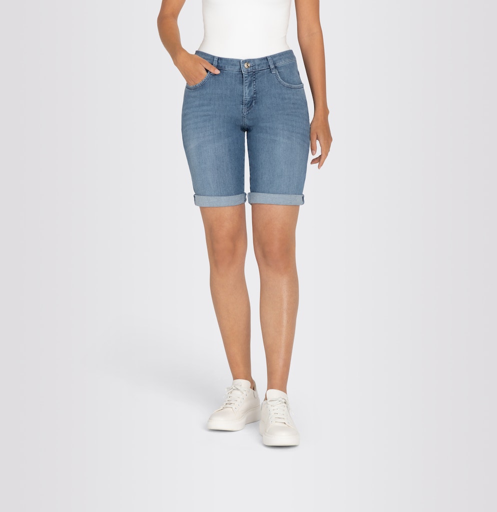 MAC JEANS - SHORTY, Soft light denim