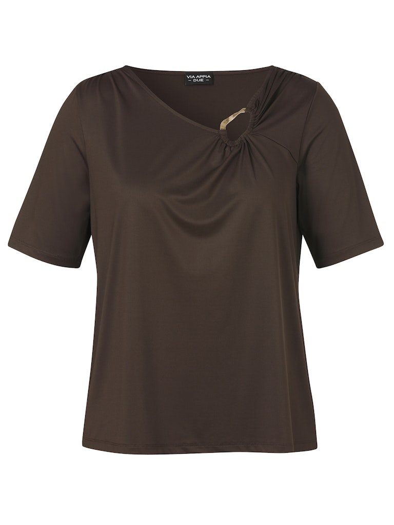 T-Shirt V-Ausschnitt 1/2 Arm Schmuck