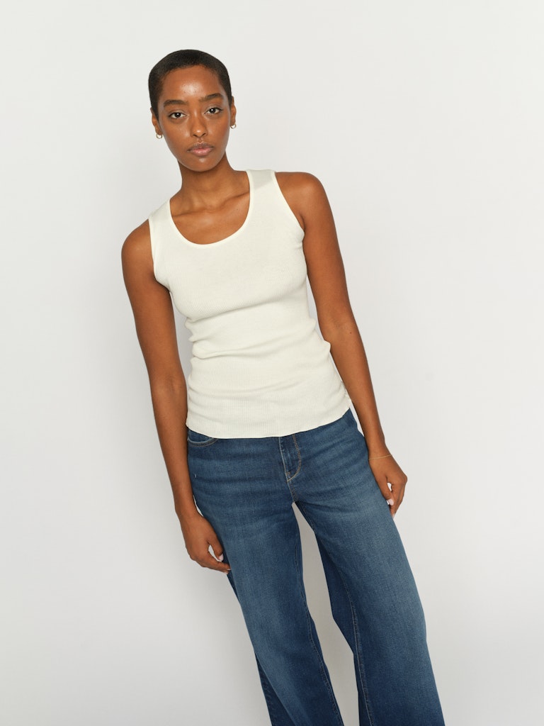 MMElaine Seamless Silk Tank Top