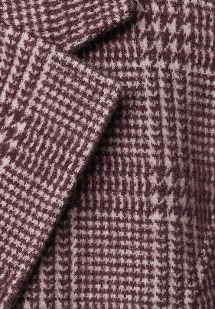Blazer mit Karomuster und Knöpfen
